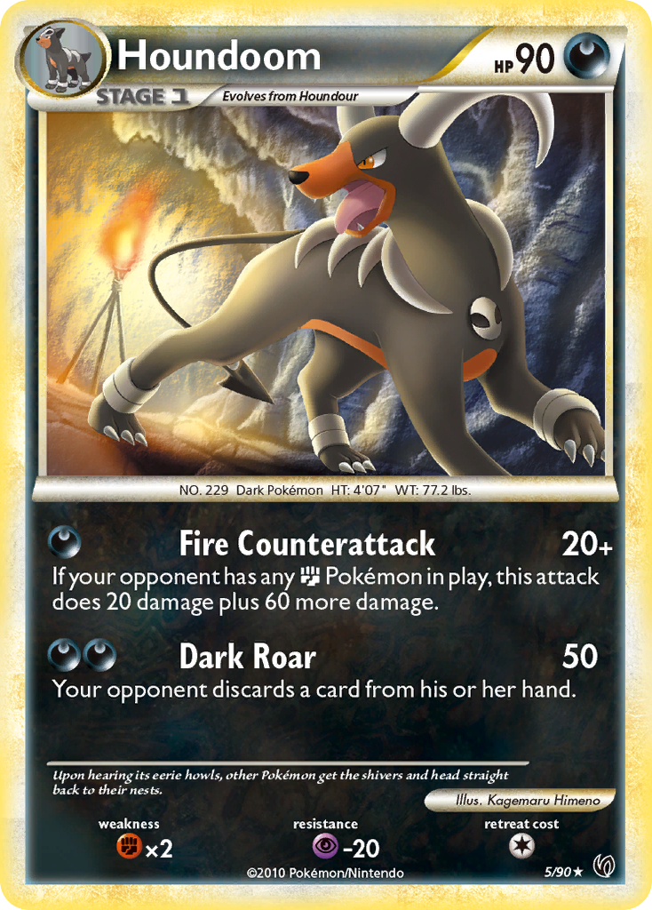 Houndoom (5/90) [HeartGold & SoulSilver: Undaunted] | Exor Games Dartmouth