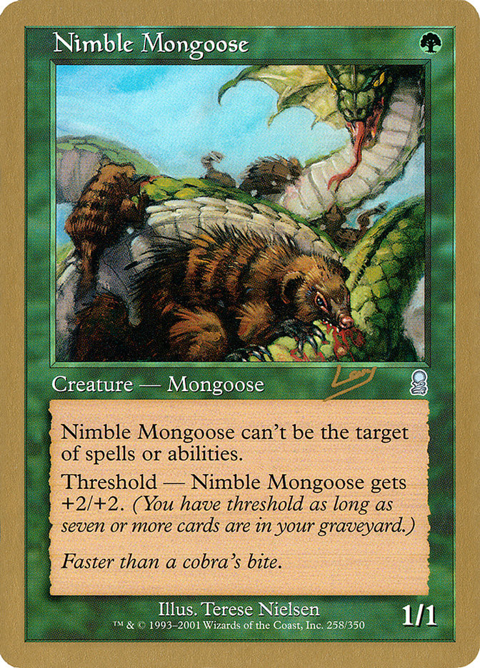 Nimble Mongoose (Raphael Levy) [World Championship Decks 2002] | Exor Games Dartmouth