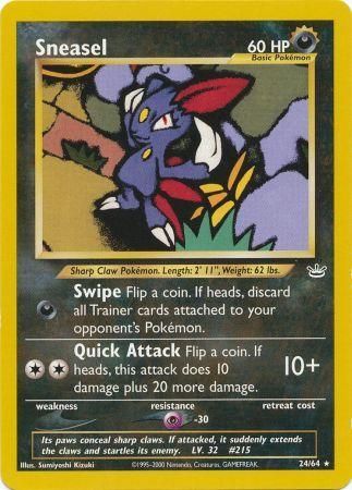 Sneasel (24/64) [Neo Revelation Unlimited] | Exor Games Dartmouth
