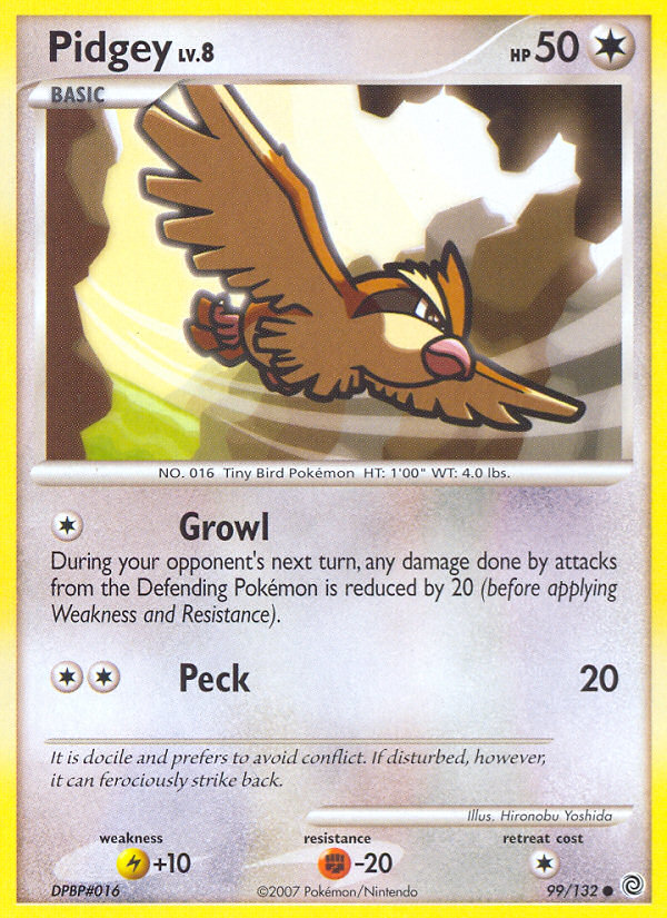 Pidgey (99/132) [Diamond & Pearl: Secret Wonders] | Exor Games Dartmouth