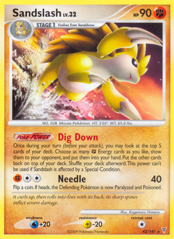 Sandslash (42/147) [Platinum: Supreme Victors] | Exor Games Dartmouth