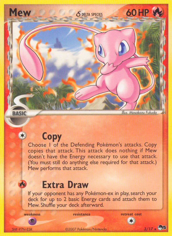 Mew (3/17) (Delta Species) [POP Series 5] | Exor Games Dartmouth