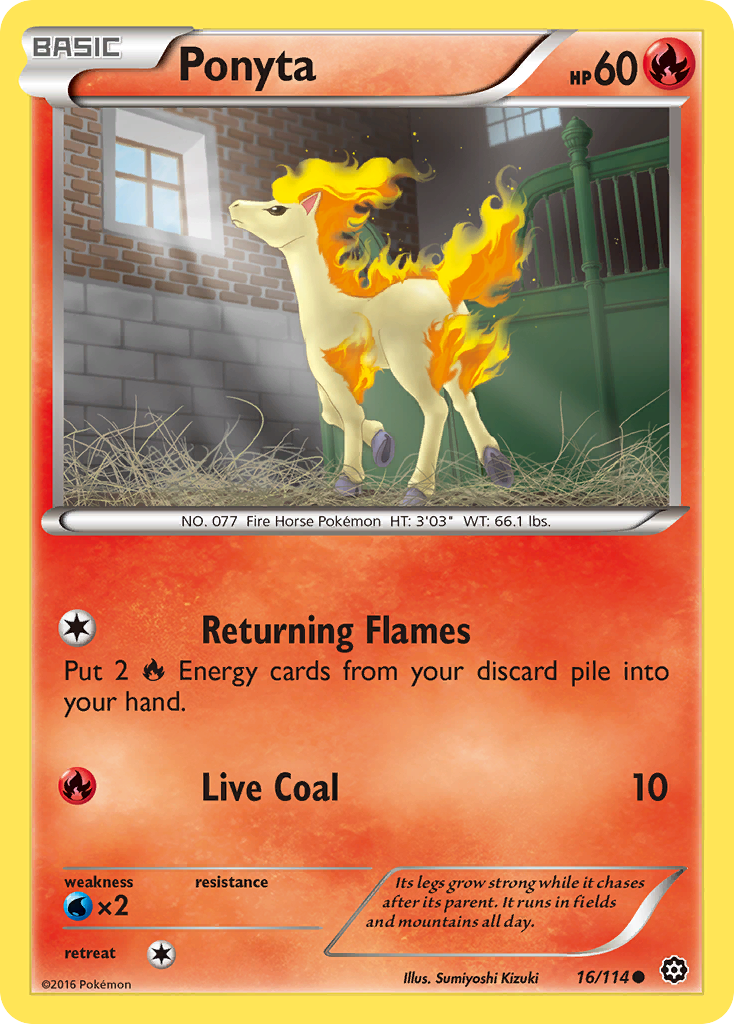 Ponyta (16/114) [XY: Steam Siege] | Exor Games Dartmouth