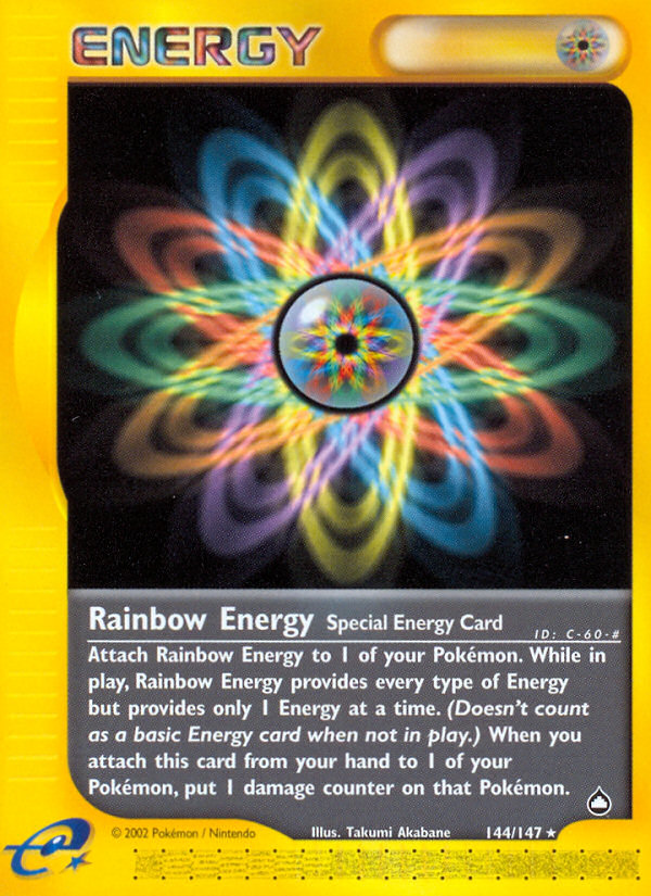 Rainbow Energy (144/147) [Aquapolis] | Exor Games Dartmouth