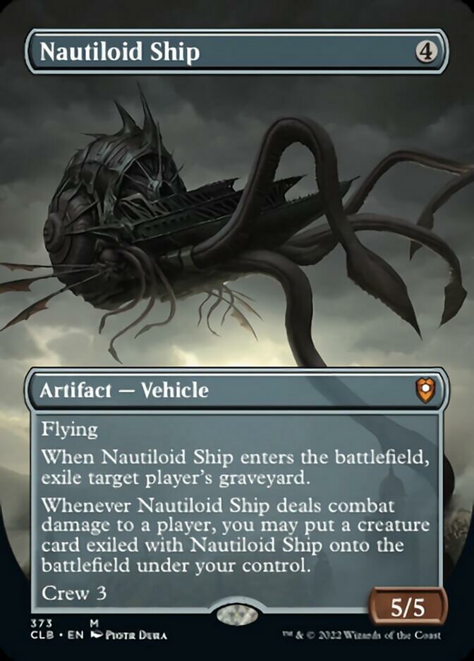 Nautiloid Ship (Borderless Alternate Art) [Commander Legends: Battle for Baldur's Gate] | Exor Games Dartmouth