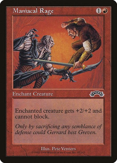 Maniacal Rage [Exodus] | Exor Games Dartmouth