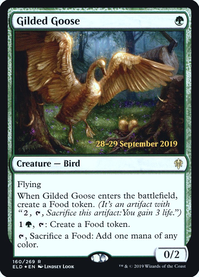 Gilded Goose  [Throne of Eldraine Prerelease Promos] | Exor Games Dartmouth