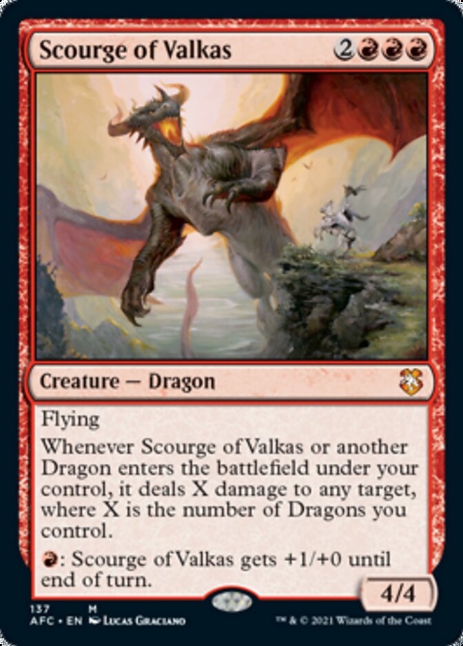 Scourge of Valkas [Dungeons & Dragons: Adventures in the Forgotten Realms Commander] | Exor Games Dartmouth