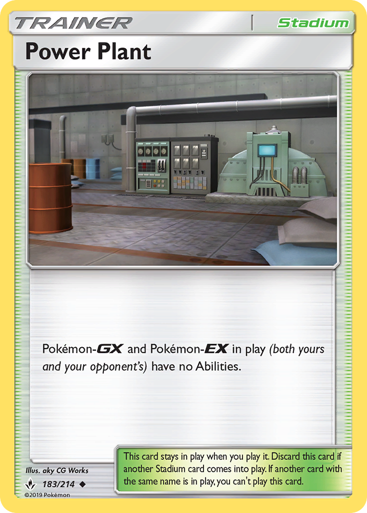 Power Plant (183/214) [Sun & Moon: Unbroken Bonds] | Exor Games Dartmouth