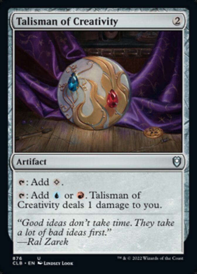 Talisman of Creativity [Commander Legends: Battle for Baldur's Gate] | Exor Games Dartmouth