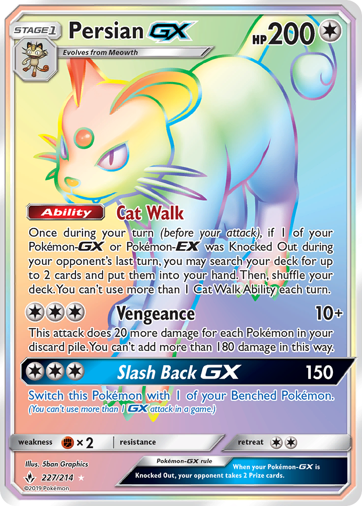 Persian GX (227/214) [Sun & Moon: Unbroken Bonds] | Exor Games Dartmouth