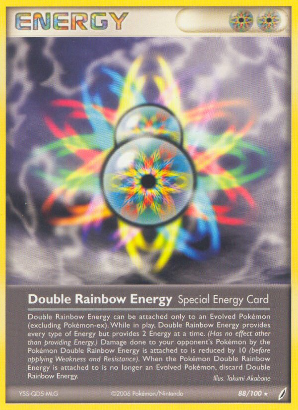 Double Rainbow Energy (88/100) [EX: Crystal Guardians] | Exor Games Dartmouth