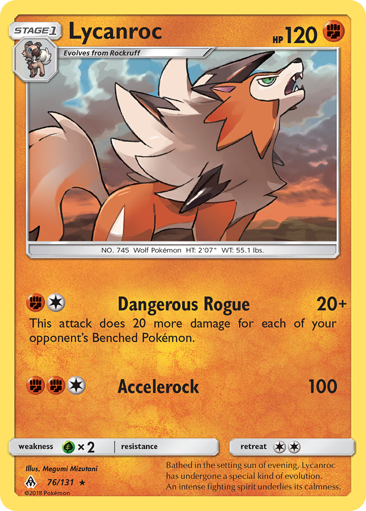 Lycanroc (76/131) [Sun & Moon: Forbidden Light] | Exor Games Dartmouth