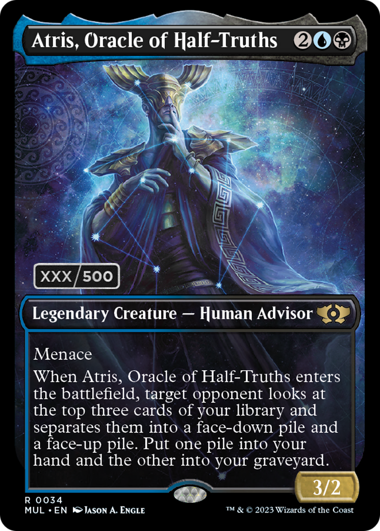 Atris, Oracle of Half-Truths (Serialized) [Multiverse Legends] | Exor Games Dartmouth