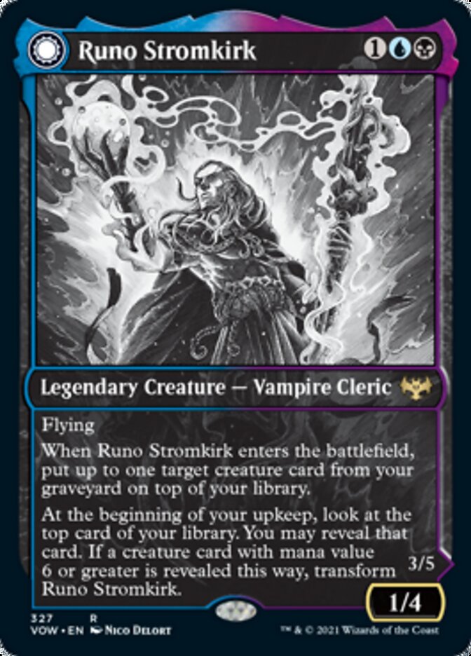 Runo Stromkirk // Krothuss, Lord of the Deep (Showcase Eternal Night) [Innistrad: Crimson Vow] | Exor Games Dartmouth