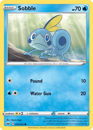 Sobble (055/202) (Premium Collection) [Sword & Shield: Base Set] | Exor Games Dartmouth