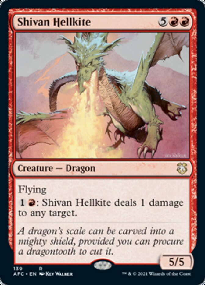 Shivan Hellkite [Dungeons & Dragons: Adventures in the Forgotten Realms Commander] | Exor Games Dartmouth