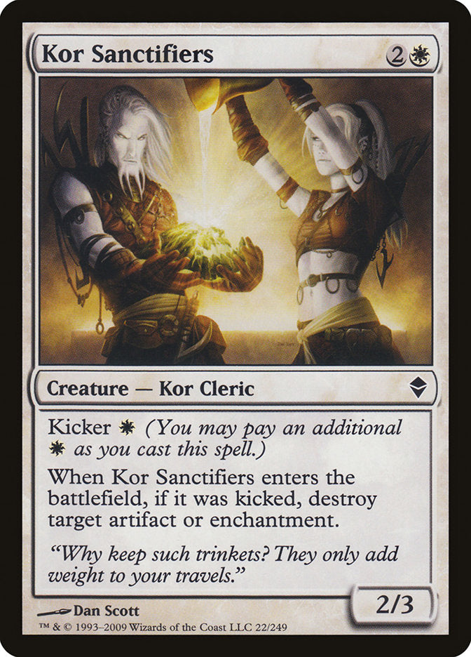 Kor Sanctifiers [Zendikar] | Exor Games Dartmouth