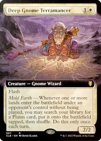 Deep Gnome Terramancer (Extended Art) [Commander Legends: Battle for Baldur's Gate] | Exor Games Dartmouth