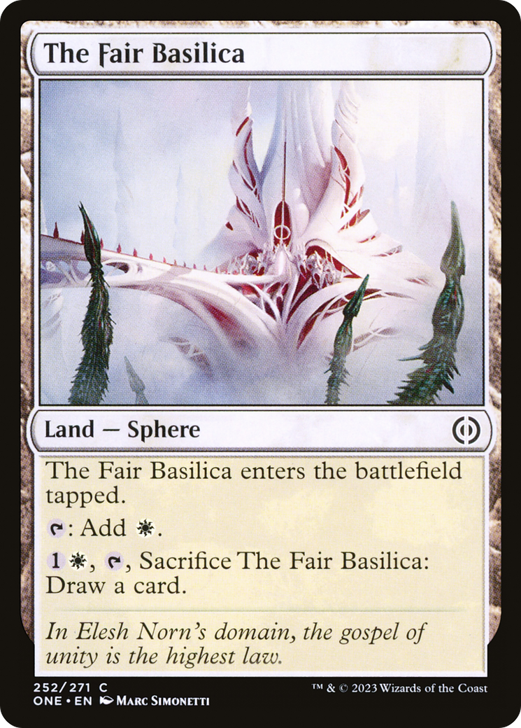 The Fair Basilica [Phyrexia: All Will Be One] | Exor Games Dartmouth