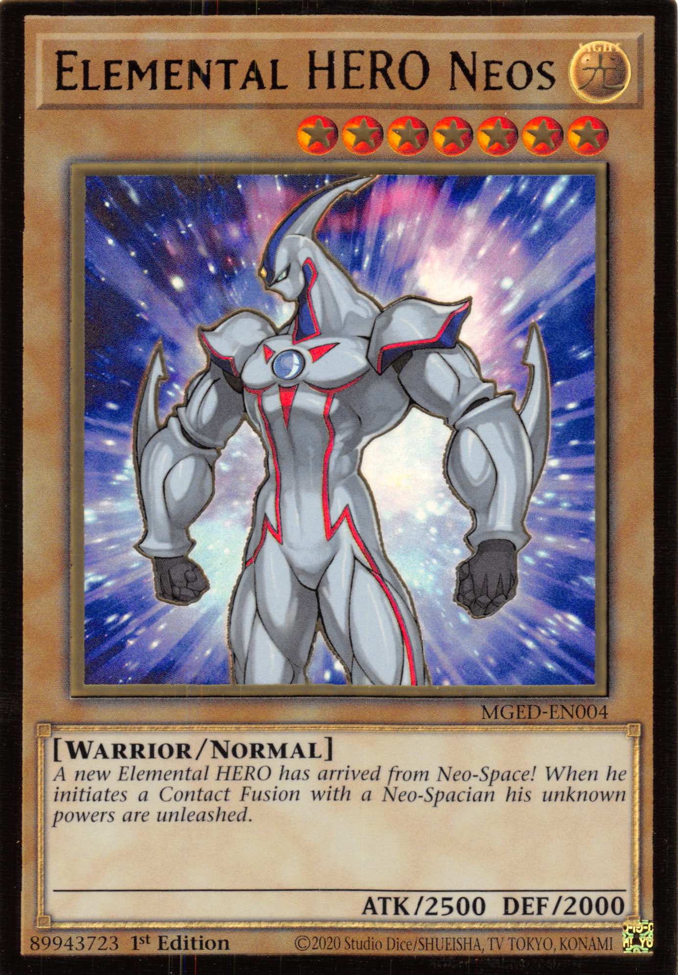 Elemental HERO Neos [MGED-EN004] Gold Rare | Exor Games Dartmouth