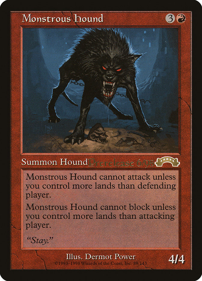 Monstrous Hound [Exodus Promos] | Exor Games Dartmouth