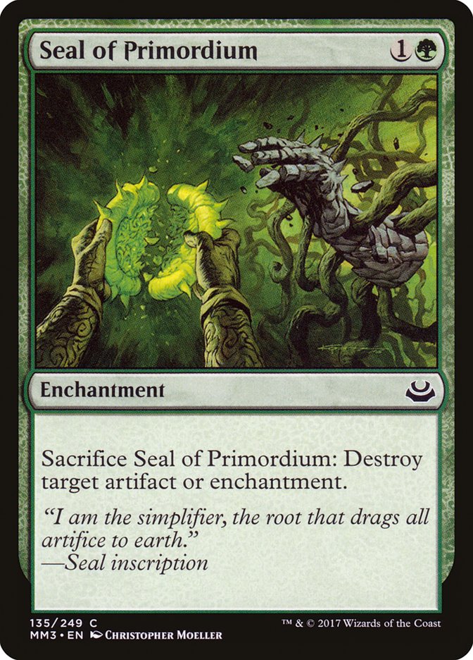 Seal of Primordium [Modern Masters 2017] | Exor Games Dartmouth