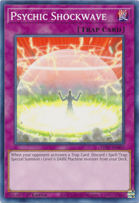 Psychic Shockwave [LED7-EN045] Common | Exor Games Dartmouth