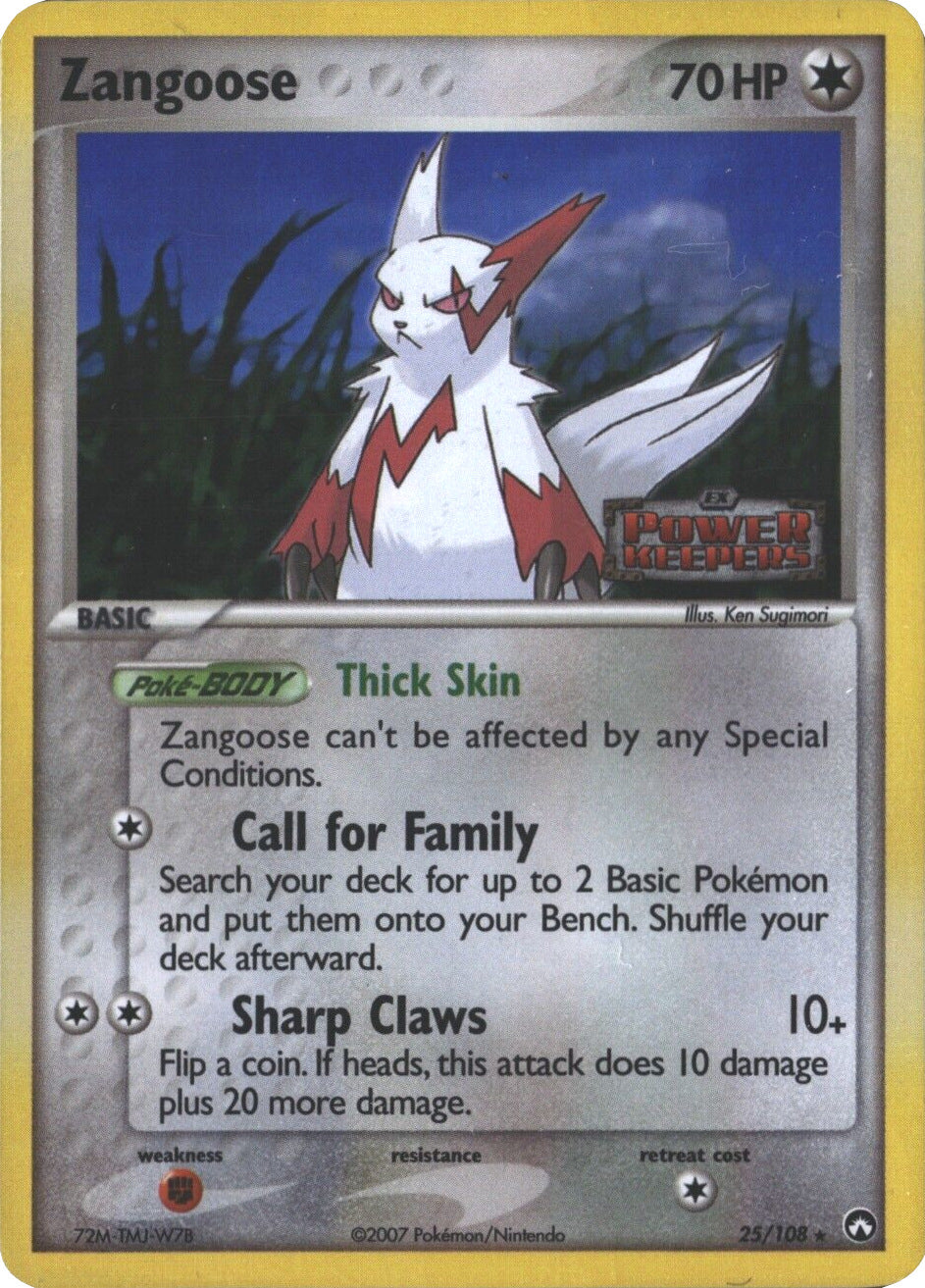 Zangoose (25/108) (Stamped) [EX: Power Keepers] | Exor Games Dartmouth