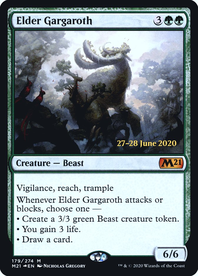 Elder Gargaroth  [Core Set 2021 Prerelease Promos] | Exor Games Dartmouth