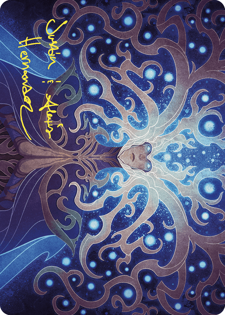 Omniscience Art Card (Gold-Stamped Signature) [Wilds of Eldraine Art Series] | Exor Games Dartmouth