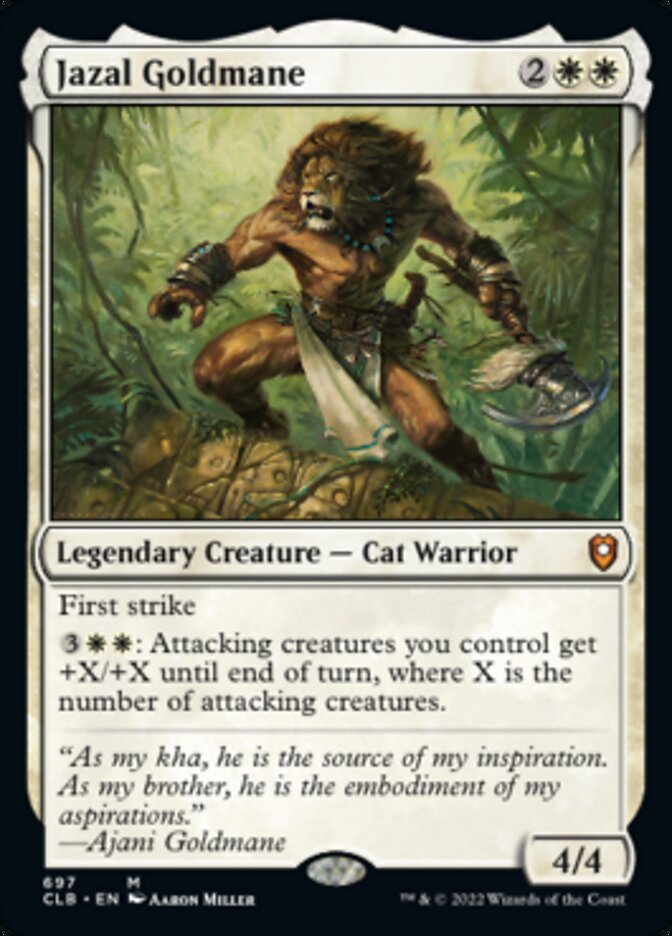 Jazal Goldmane [Commander Legends: Battle for Baldur's Gate] | Exor Games Dartmouth