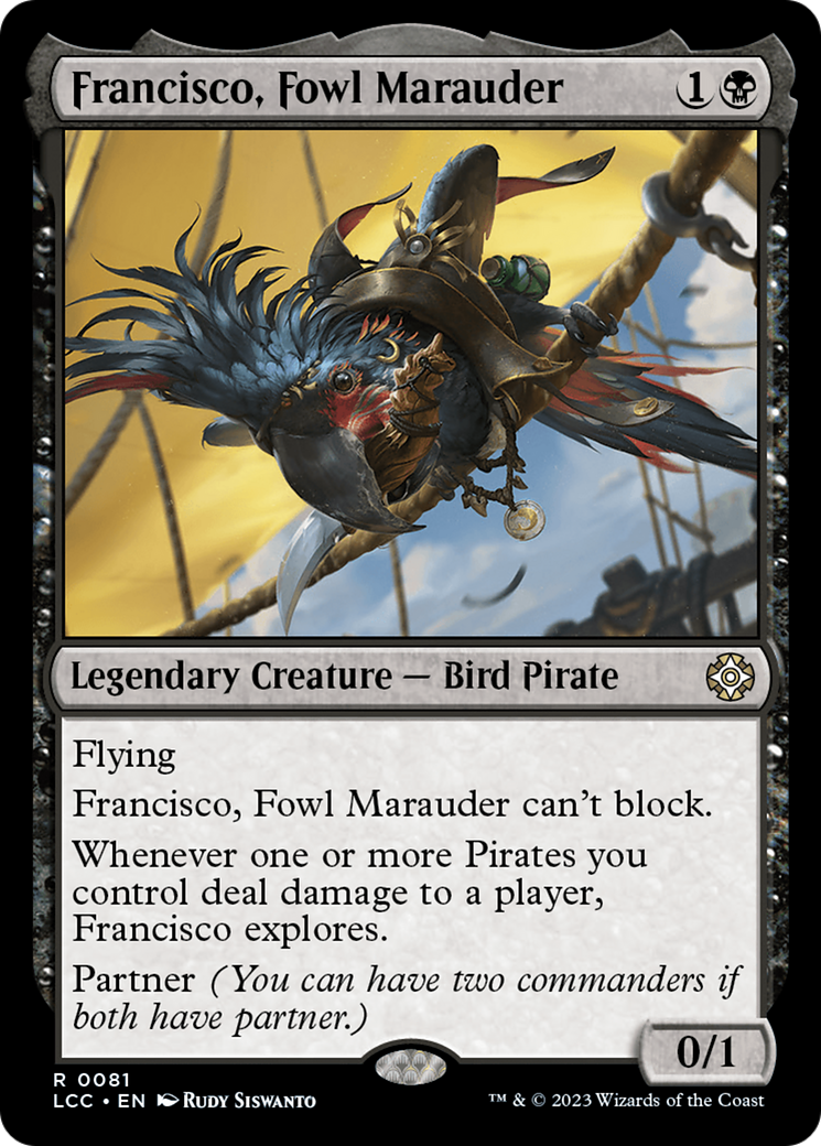 Francisco, Fowl Marauder [The Lost Caverns of Ixalan Commander] | Exor Games Dartmouth