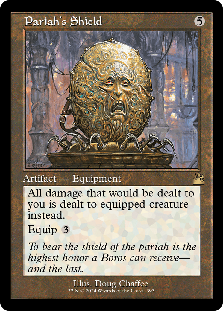 Pariah's Shield (Retro Frame) [Ravnica Remastered] | Exor Games Dartmouth