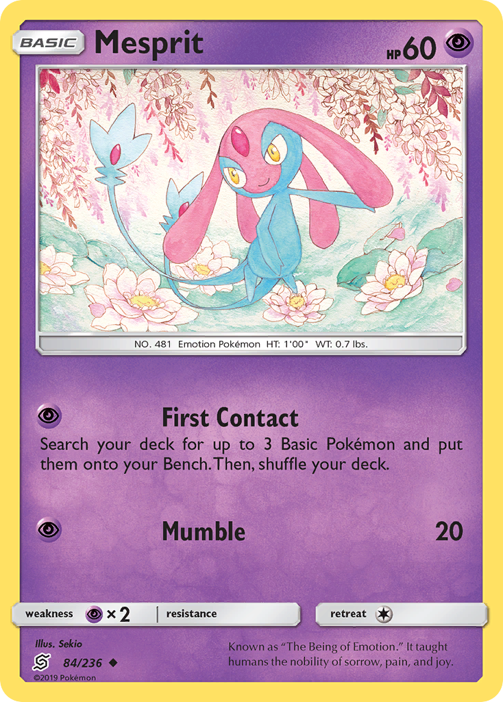 Mesprit (84/236) [Sun & Moon: Unified Minds] | Exor Games Dartmouth