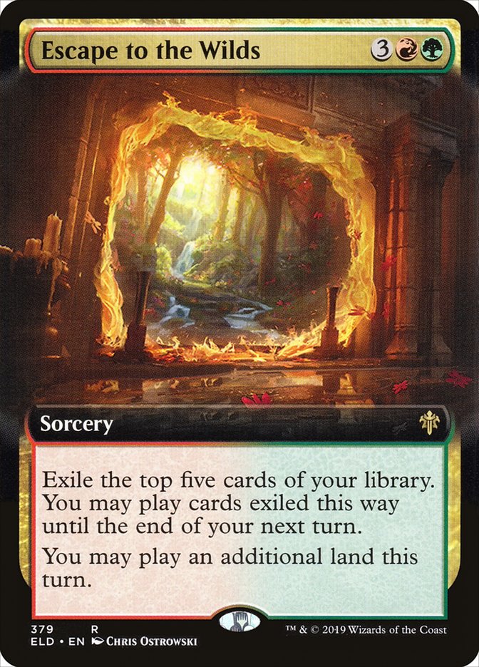 Escape to the Wilds (Extended Art) [Throne of Eldraine] | Exor Games Dartmouth