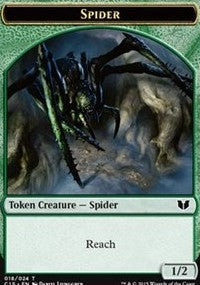 Spider // Wolf Double-Sided Token [Commander 2015 Tokens] | Exor Games Dartmouth