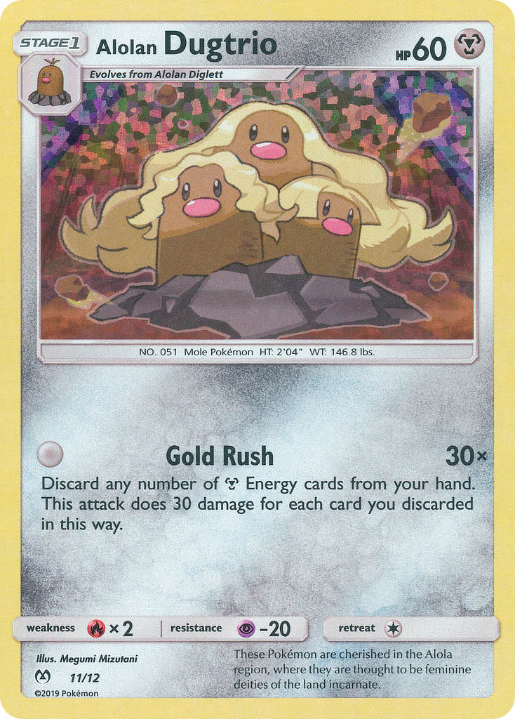 Alolan Dugtrio (11/12) [McDonald's Promos: 2019 Collection] | Exor Games Dartmouth