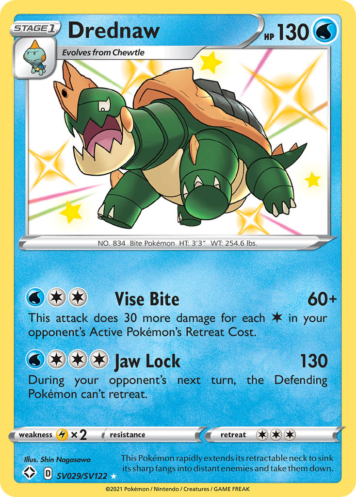 Drednaw (SV029/SV122) [Sword & Shield: Shining Fates] | Exor Games Dartmouth