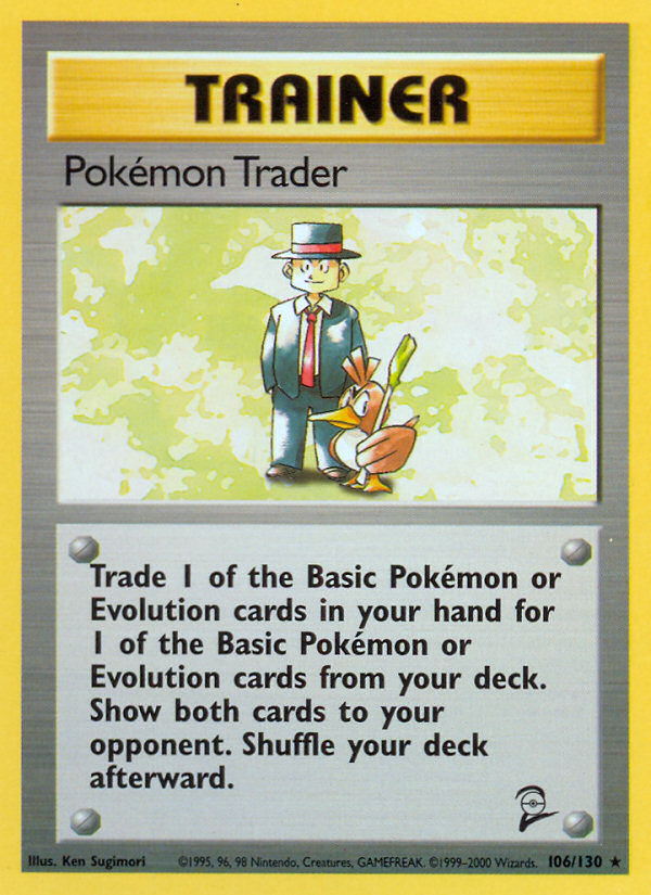 Pokemon Trader (106/130) [Base Set 2] | Exor Games Dartmouth