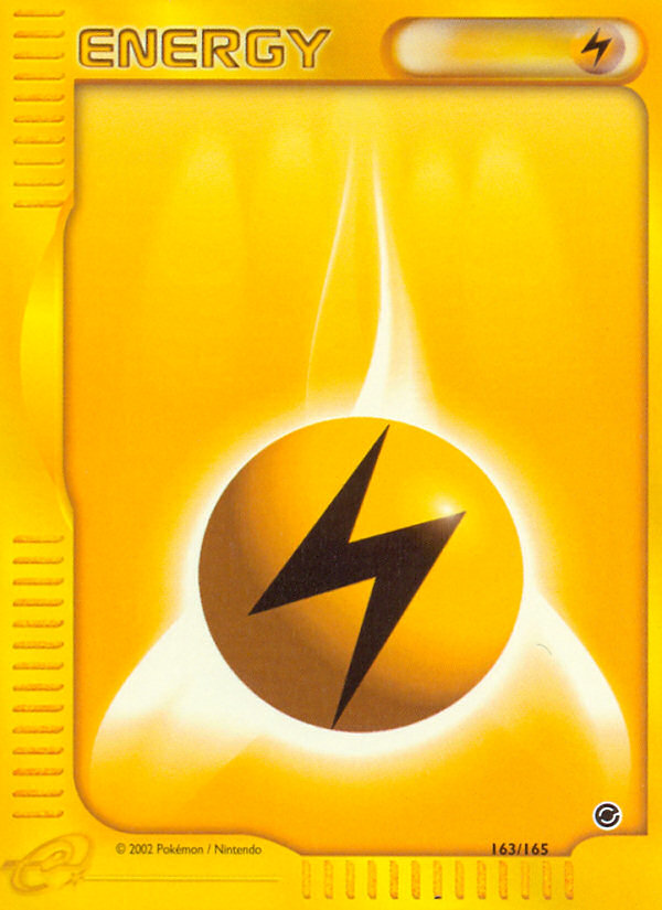 Lightning Energy (163/165) [Expedition: Base Set] | Exor Games Dartmouth