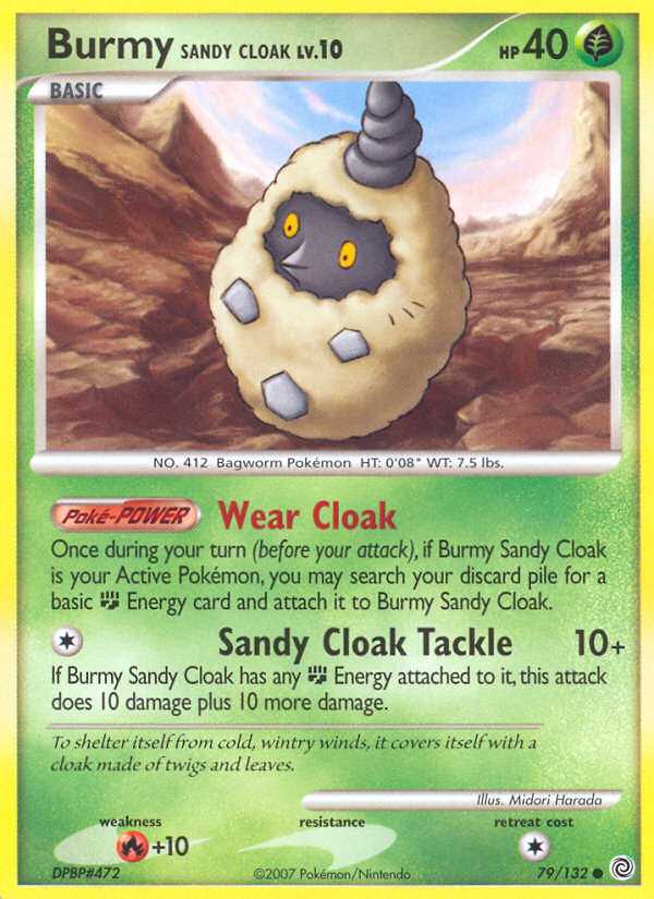 Burmy Sandy Cloak (79/132) [Diamond & Pearl: Secret Wonders] | Exor Games Dartmouth