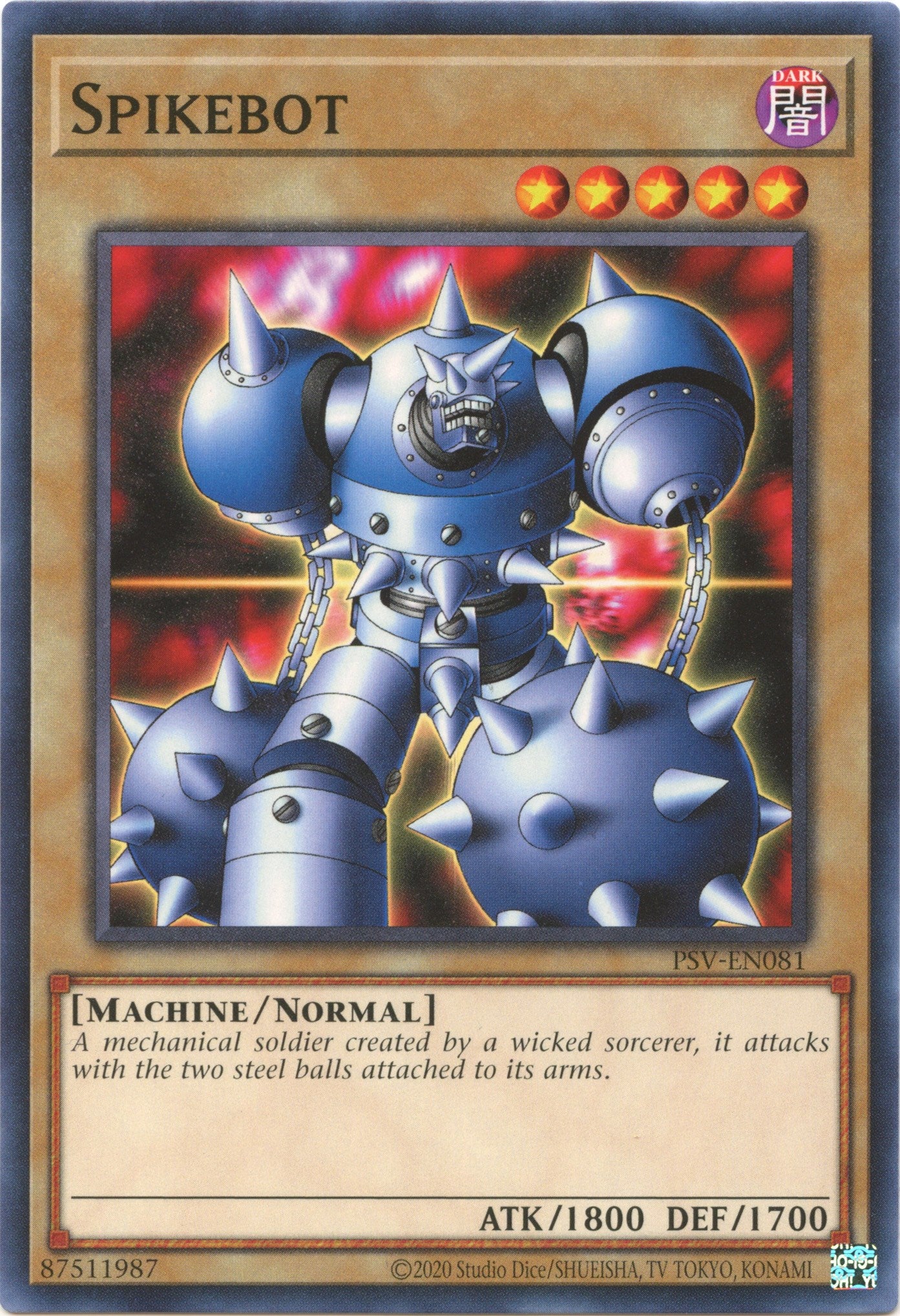 Spikebot (25th Anniversary) [PSV-EN081] Common | Exor Games Dartmouth
