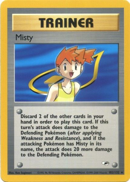 Misty (102/132) [Gym Heroes Unlimited] | Exor Games Dartmouth