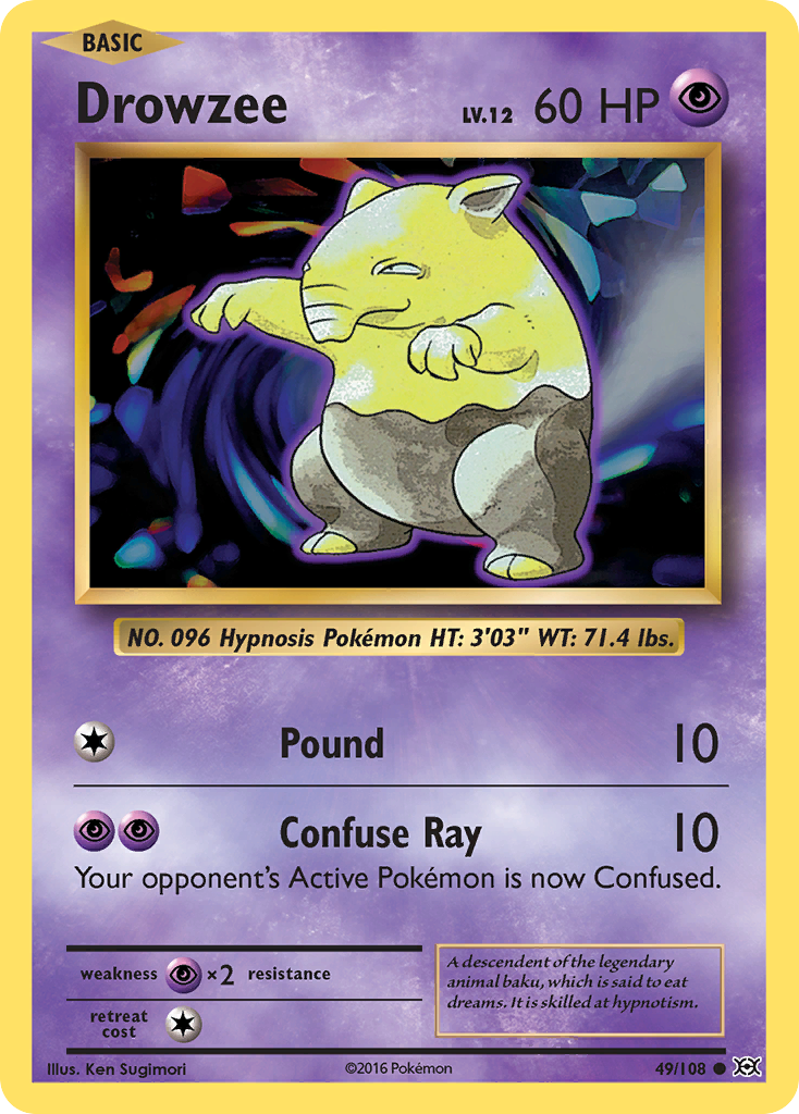 Drowzee (49/108) [XY: Evolutions] | Exor Games Dartmouth