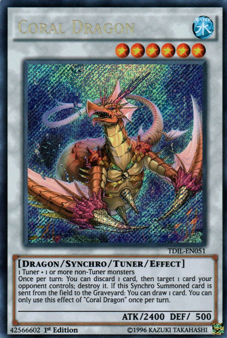 Coral Dragon [TDIL-EN051] Secret Rare | Exor Games Dartmouth