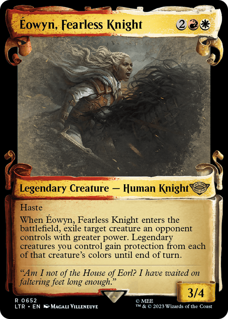 Eowyn, Fearless Knight [The Lord of the Rings: Tales of Middle-Earth Showcase Scrolls] | Exor Games Dartmouth