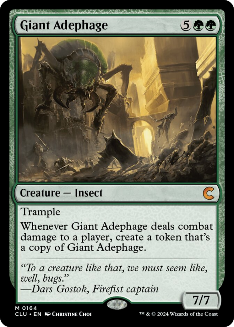 Giant Adephage [Ravnica: Clue Edition] | Exor Games Dartmouth