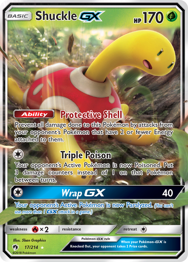 Shuckle GX (17/214) [Sun & Moon: Lost Thunder] | Exor Games Dartmouth