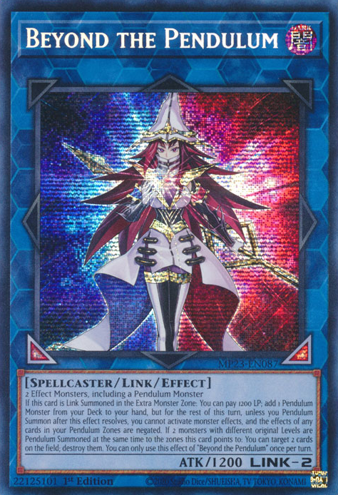 Beyond the Pendulum [MP23-EN087] Prismatic Secret Rare | Exor Games Dartmouth